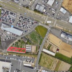 岩出市中島（バイパスから南へ120ｍ） 資材置場用地